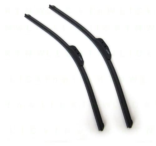 A Set of 2 U/J Hook Type Bracketless Driver and Passenger Side Windshield Wiper Blades - Ford Explorer 92-01