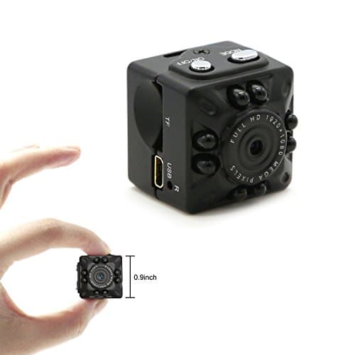 Aufikr Mini DV Camera Small Camera 1080P Full HD 12.0MP Portable Mini Video Camera with IR Night Vision & Motion Detection, Security Surveillance Camera for Home Office