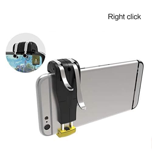 LIskybird Durable Left Right Game Trigger Gamepad Game Controller Grip Joystick for iPhone Android Cell Phones Games Supplies