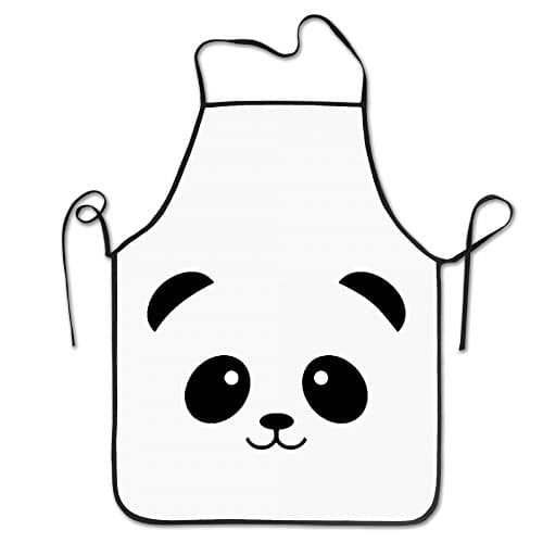 Panda Glitter Personalized Chef Aprons