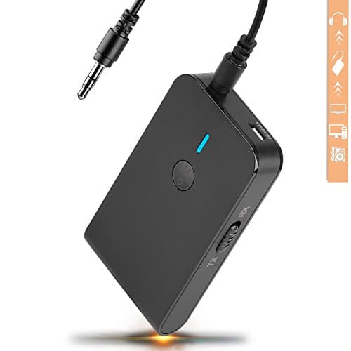 Bluetooth transmitter Receiver bluetooth Adapter 2-in-1 Wireless 3.5mm Car Adapter &amp; Bluetooth Car Aux Adapter for Music Streaming Sound System, Hands-free Audio Adapter &amp; Wireless Car Kits for Home