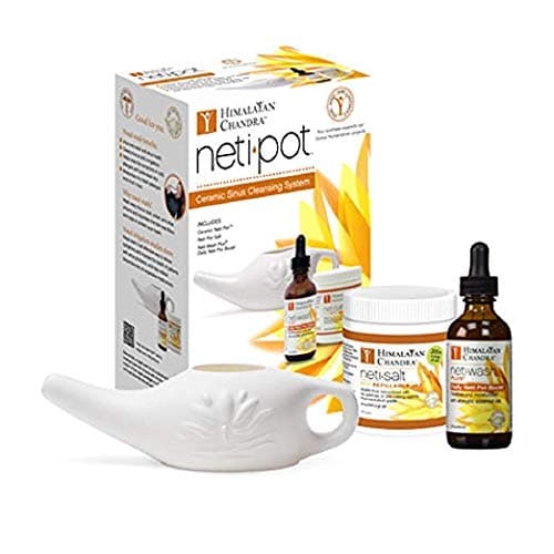 Himalayan Chandra Neti Pot Complete Sinus Cleansing System Starter Kit (Limited Edition)