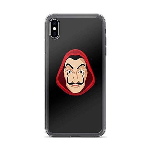 TeeTan Compatible with iPhone 6 Plus/6s Plus Case La Casa De Papel Mask Spanish Money Heist Season Pure Clear Phone Cases Cover
