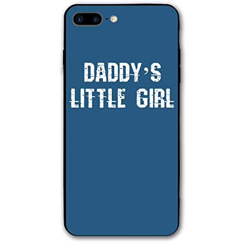 customgogo for iPhone 7 Plus Case, for iPhone 8 Plus Case, Daddy's Little Girl Soft Silicone Gel Rubber Bumper Case Shell Shockproof Full-Body Protective Case Cover for iPhone 7 Plus /8 Plus 5.5"