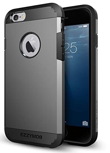 EZZYMOB iPhone 6 case and iPhone 6 plus case cover, Heavy duty Hybrid Armor Case, Shockproof TPU Rubber and Polycarbonate case for apple iPhone 6/6s and apple iPhone 6 Plus.