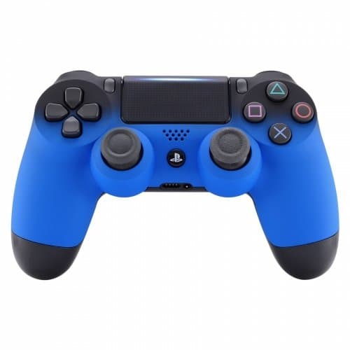 Oc Gaming Ps4 Dualshock Playstation 4 Wireless Controller Custom Soft Touch Fade New Model Blue