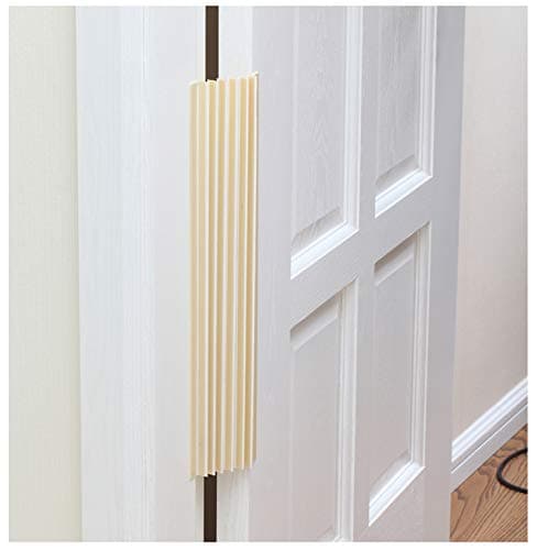 Door Finger Hinge-Side Safety Rigid Guard Shield Protector Set for Outside Door (9 Feet), 6 pcs of 1.5 feet Each. can be Used in 2-3 Doors