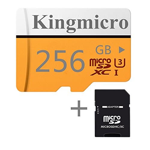 Kingmicro Microsd Real Capacity Micro SD Card High Speed Memory card TF card for Phone/Camera (256GB)