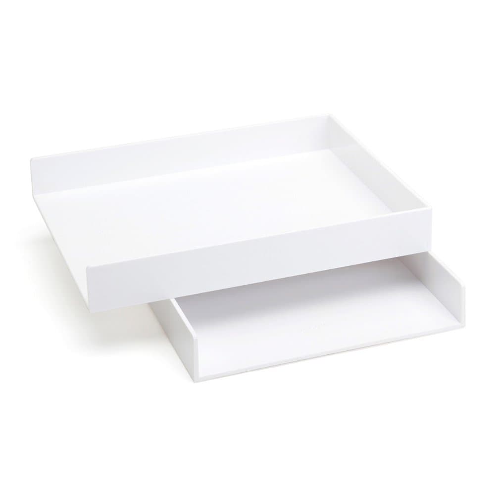 Poppin Stackable Inboxes Letter Trays