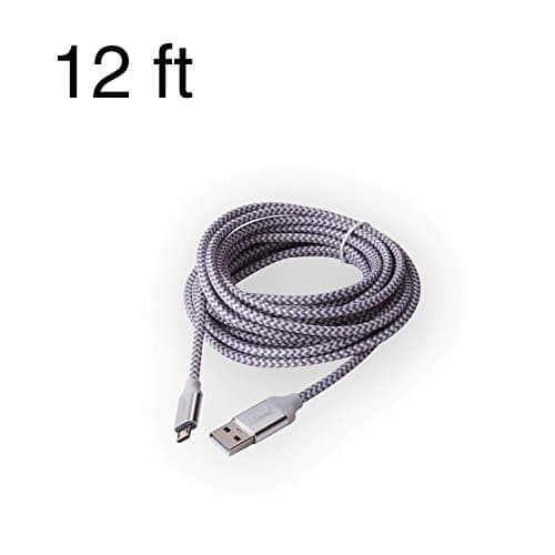 Longest Micro USB Charging Cable for Android Phone 12 FT