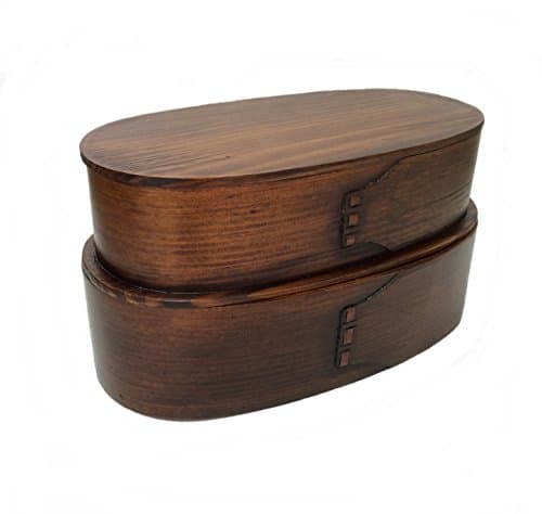 tawatawa Oval box two-layeredlacquer ware