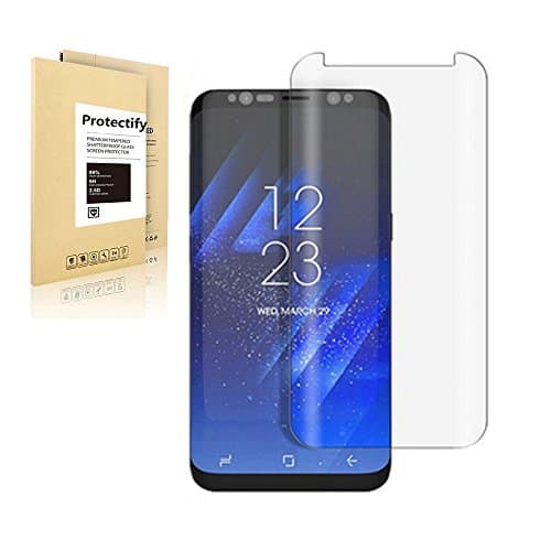 Samsung Galaxy S8 Plus Screen Protector, Protectify [Full Screen Coverage HD Crystal Clear Screen Shield for Galaxy S8 Plus