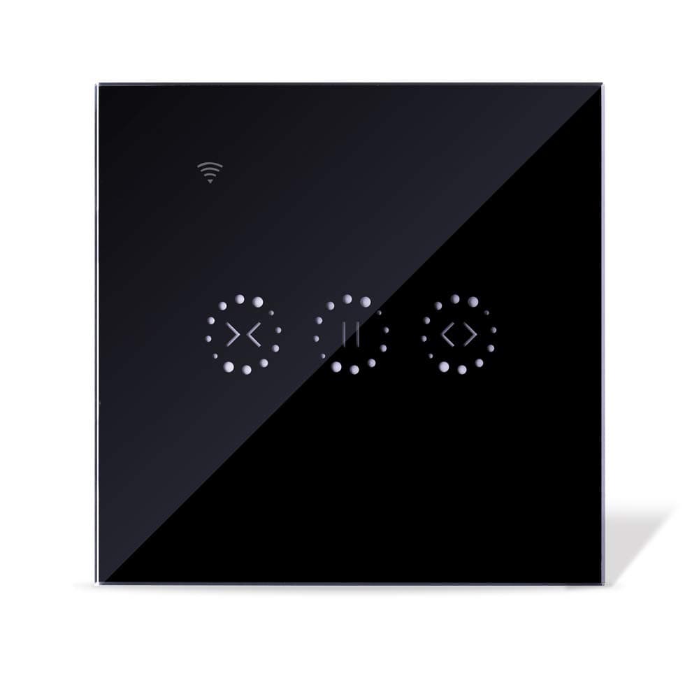 Roller Shutter Switch, Bresuve WiFi Curtain Switch Compatible with Alexa/Google Home Timer Function Electrical Blind Switch for Roller Shutter Motor Tubular Motor Shutter Drive