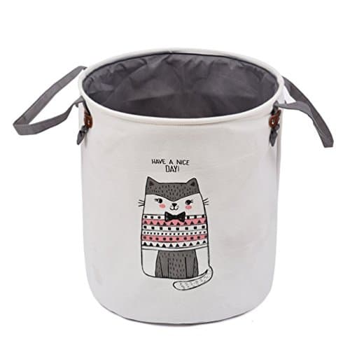 Large Storage Baskets Laundry Bin, Collapsible &amp; Convenient Laundry Bin / laundry Basket / Laundry Hamper, Storage Solution for Bedroom Bathroom Dorm or Laundry Clothes Toys Collection (Pink)