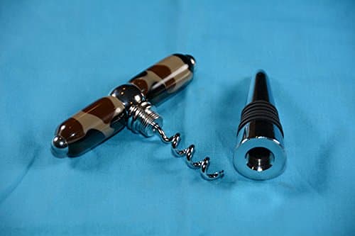 T Handle corkscrew and bottle stopper