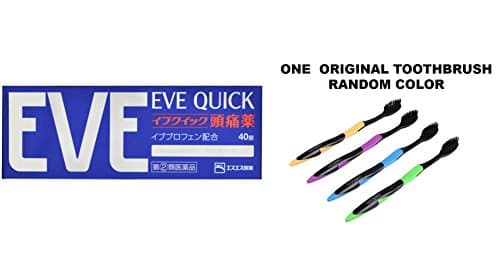 EVE QUICK 40 tablets with original toothbrush