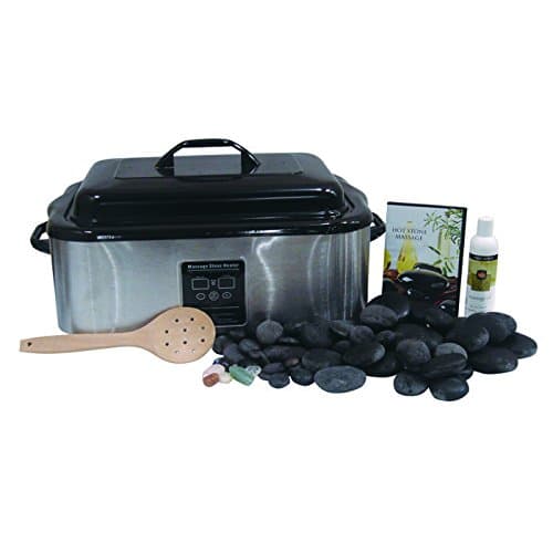 Hot Stone Set with Chakra Stone