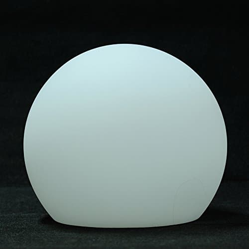 LED Globe Decor Lights,RGB Remote Controller without Cordless,White,8.0 inches