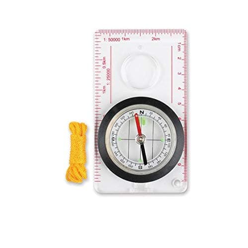 Orienteering Compass with Rotating Bezel Professional Navigation Liquid Filled map Reading Compass for Survival and Vastu