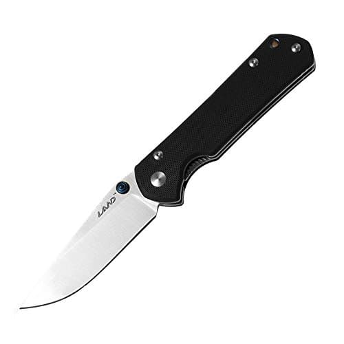 SRM Land 910 EDC Sharp Folding Pocket Knife with Frame Lock;Sandvik 12C27 Steel, 7.87-Inch Overall - Gifts/Collections