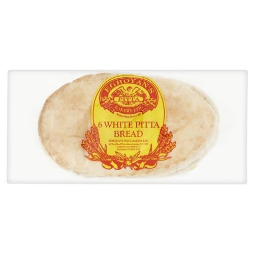 ( 10 Pack ) Eghoyan's Bakery Ltd 6 White Pitta Bread