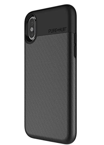 Pure Hub Hexagon Protocol iPhone X Case - Space Gray