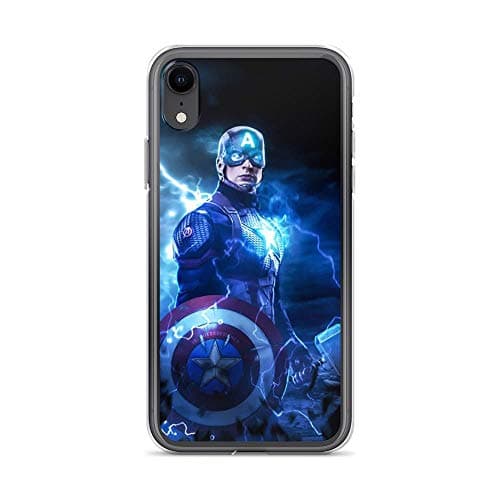 iPhone 7 Plus/8 Plus Pure Anti-Scratch Case Captain Shield America Lift Thor Hammer Steve Rogers Stan Lee Avengerss Movie Shield Comic Superhero