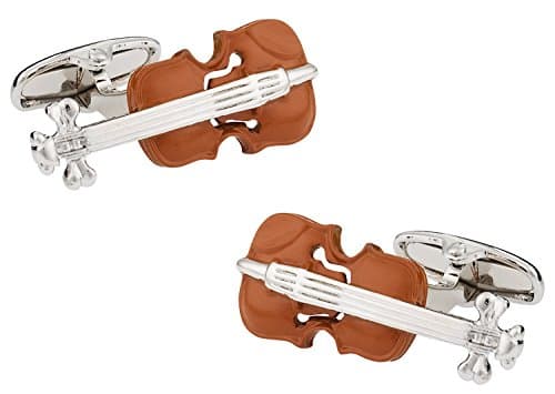 Cuff-Daddy Wood Violin Cufflinks