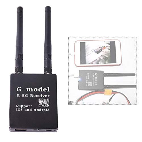 Luckycyc FPV Receiver -5.8G Mobile map, Fully Compatible with Android and iOS, for Aerial Photography Fixed Wing Accessories