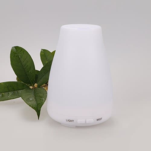 Ultrasonic Essential Oli Aromatic Diffuser/ Humidifier/ Purifier with Multicolored Changing LED Light 100ml