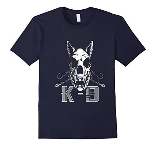 Men's K-9 Handler training TShirt Small Navy