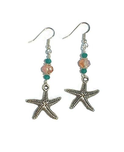 DIY Bead Kit Starfish Crystal Dangle Earring Kit