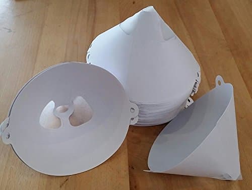 Nylon Mesh Paint Filter Tip Strainers (50 Count) 190 Micron