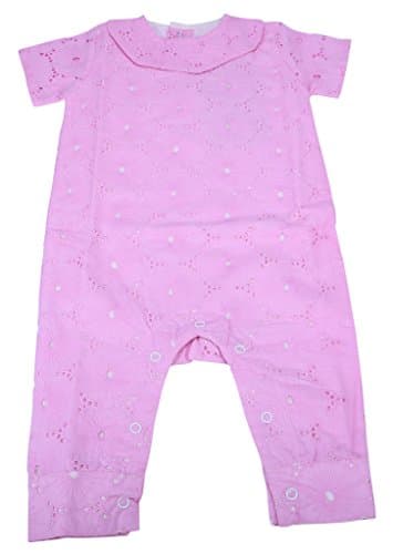 Pink Eyelet Playsuit