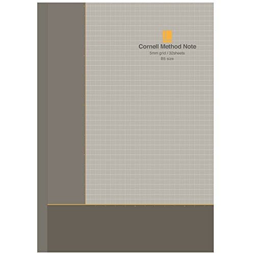 Gakken Suteifuru note B5 Cornell method notebook gray grid 10 books set D02315