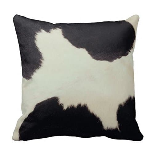 Cow Hide Pillow Case
