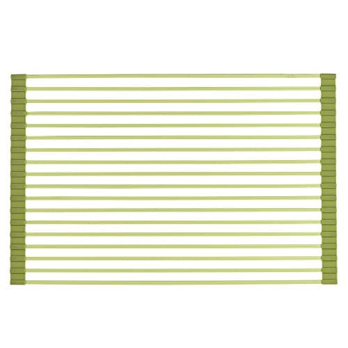 VECELO Roll Up Dish Drying / Drainer Rack - Green