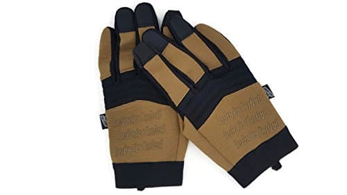 Tactical Shooting Gloves (Tan, Medium)