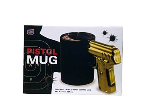 Gold Pistol Mug