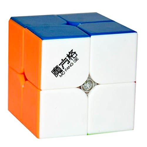 TK Eletronics 2x2 Speed Cube Stickerless Magic Cube 2x2x2 Puzzles (50mm)