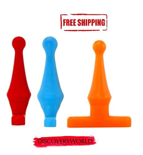 Discoveryworld 3PC Silicone Plug Toy Trainer Kit Set