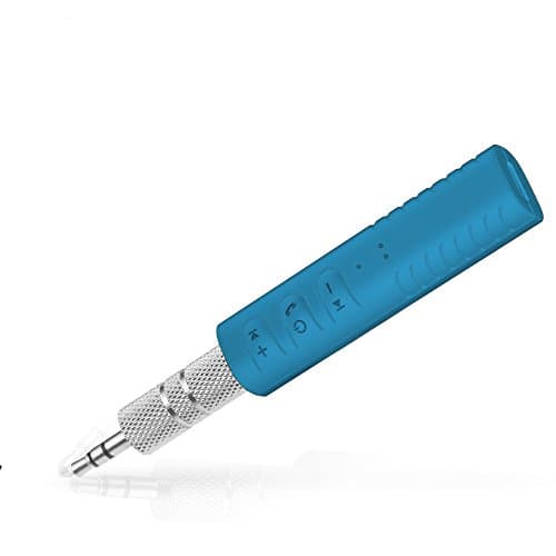 Bluetooth 4.1 Receiver,AoLiPlus Protable Wireless Blurtooth Car Adapter &amp; Hands-Free Car Kits Mini Music Adapter for Home/Car Audio Music Streaming Stereo System（Blue）