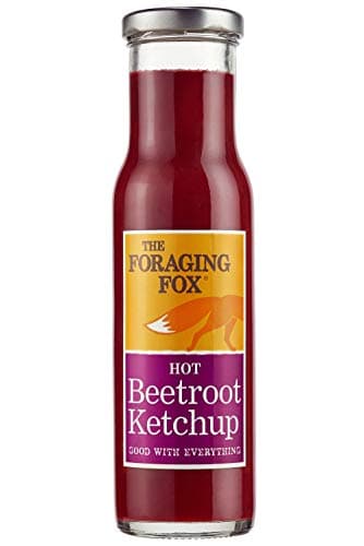 The Foraging Fox Hot Beetroot Ketchup, 9 Ounce