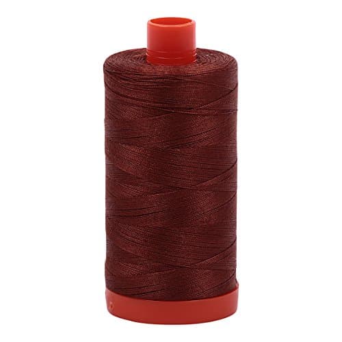 Aurifil Mako Cotton Thread Solid 50wt 1422yds Copper Brown