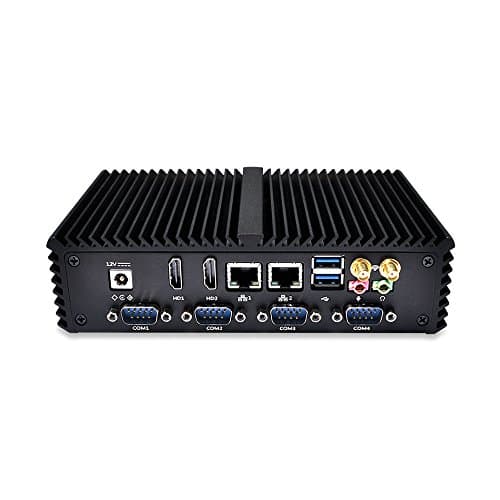 Fanless server high end pc mini pc Mi3215C6 Celeron Processor 3215U 2M Cache, 1.70 GHz, Broadwell Home Premium 2G ram 500G HDD DC 12V POS machine,2 HDMI,6 COM,2 LAN,4 USB 3.0,2 USB 2.0,Support windows /Linux OS
