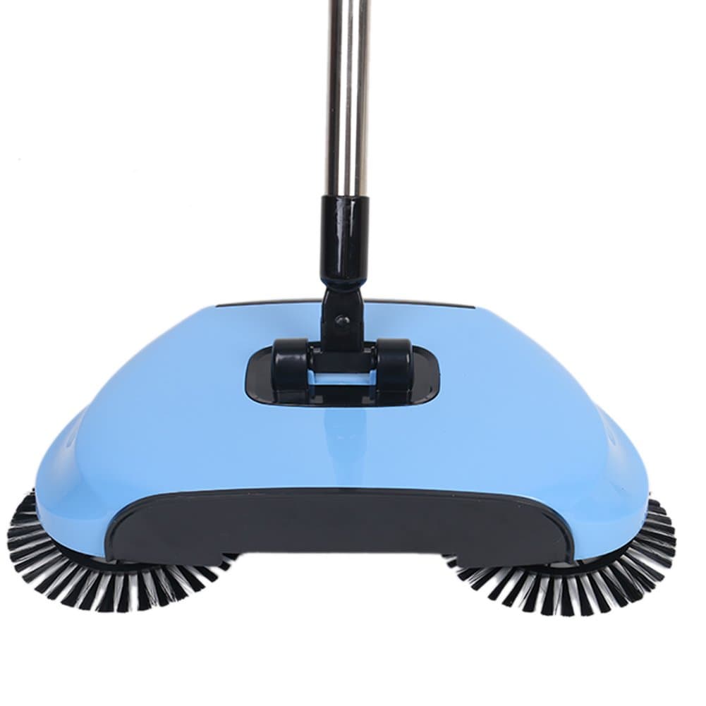 360 Degree Rotating Household Automatic Hand Push Sweeper Broom, Multi-Functional Profession Vacuum Cleaner Sweeping Robot without Electricity , 3 in 1 Dustpan and Trash Bin Floor Cleaning System for home use