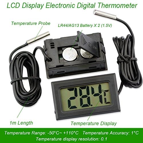 Digital thermometer thermal imager car electronic temperature instruments sensor probe gauge weather station meter sensor and temperature