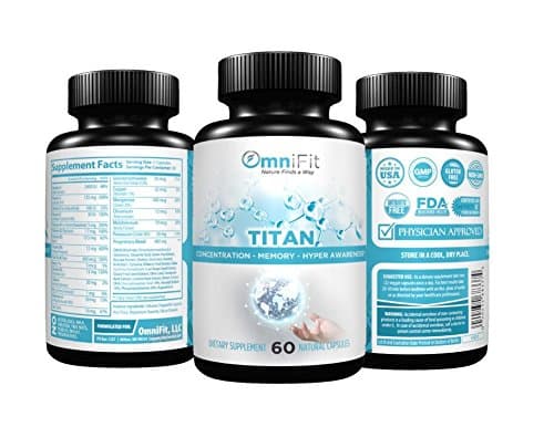 Premium 100% All-Natural Brain Boosting Support – Maximum Concentration, Memory, Focus & Clarity! Strongest Nootropic w/DMAE, Olive Leaf, GABA, Bacopa and More! - 60 Veggie Caps