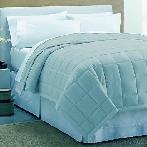 Aeolus Down Luxury Down Alternative Blanket with Plush Reverse (King, Aqua)