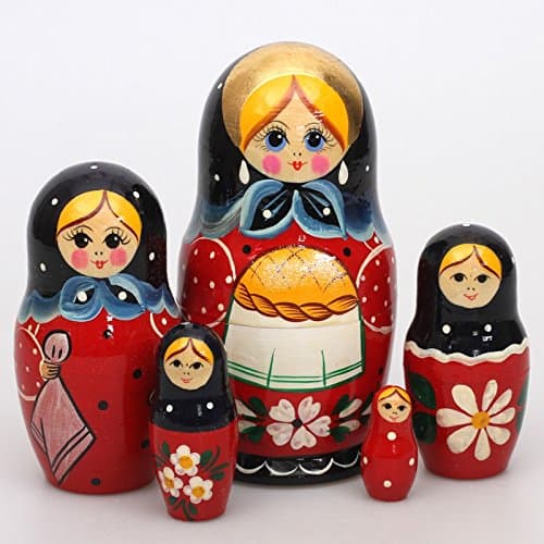Russian Nesting Doll with Wedding Bread (Matryoshka)